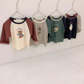 2021 New Autumn Korean Style Cartoon Printed Baby Boys T-shirts-TB00968-Veeddydropshipping